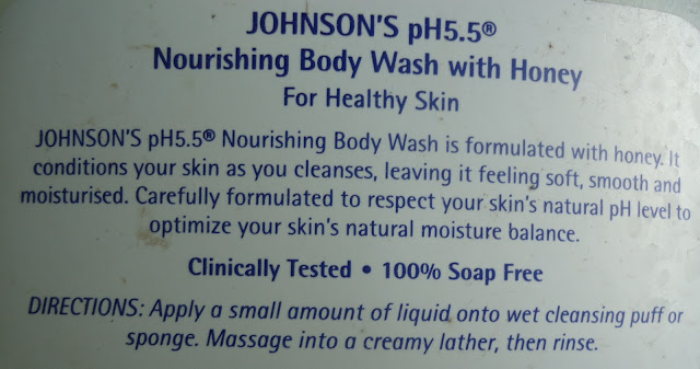 Johnsons Ph 5.5 Nourishing Body Wash with Honey Review
