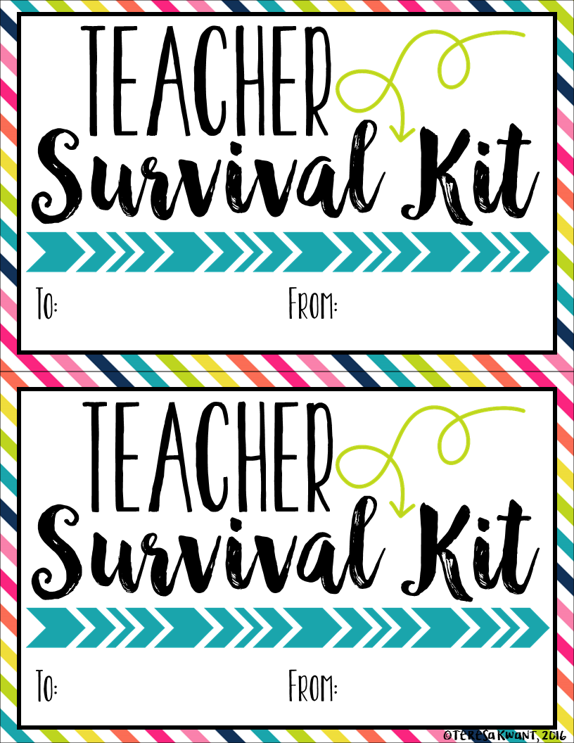 30 Teacher Survival Kit Label Printable Labels Database 2020