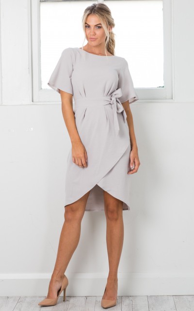 Gray for Wedding Guest Dress