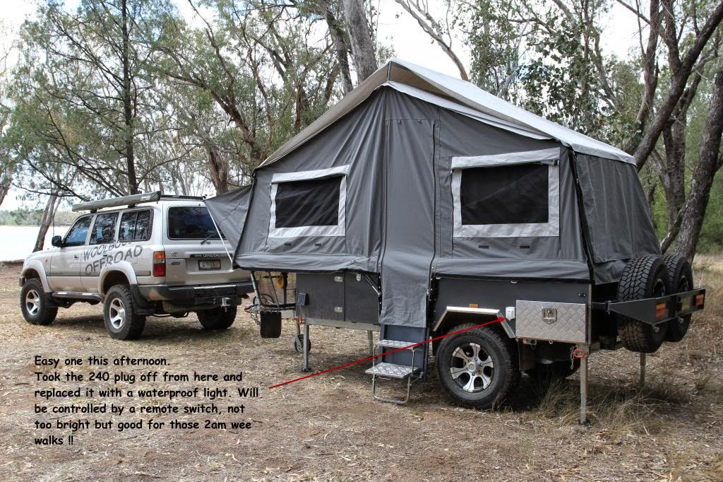 WOOLGOOLGAOFFROAD TWEAKING MY MDC CAMPER TRAILER