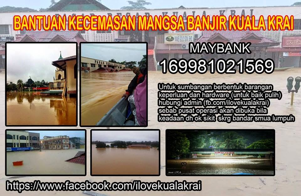 Senarai Tabung Bantuan Kecemasan Banjir Malaysia 2014