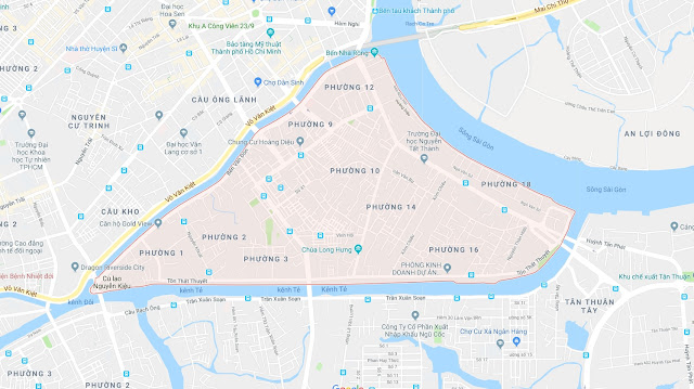Bản đồ khu vực quận 4