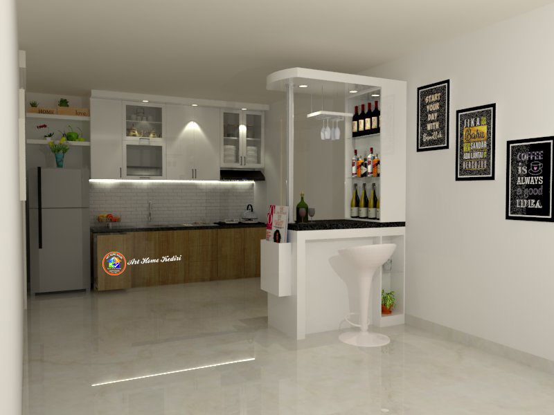 Kitchen set Meja minimalis Bp Hafidz Pakuwon Jati Surabaya Jasa
