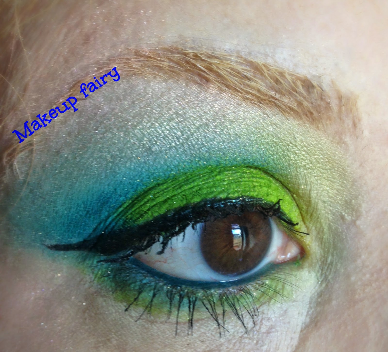 Tinklesmakeup: green apple smoky eye look