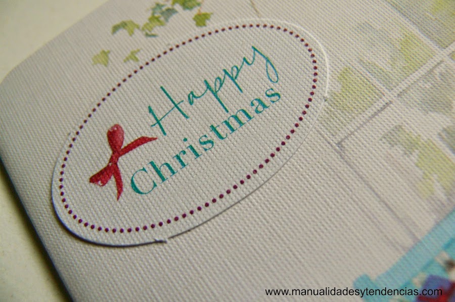 Felicitación navideña scrapbooking