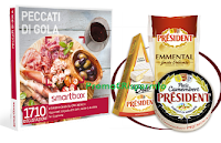 Con i Formaggi Président vinci cofanetti Smartbox ,serate degustazione e scarica il buono sconto Logo Con i Formaggi Président vinci cofanetti Smartbox ,serate degustazione e scarica il buono sconto