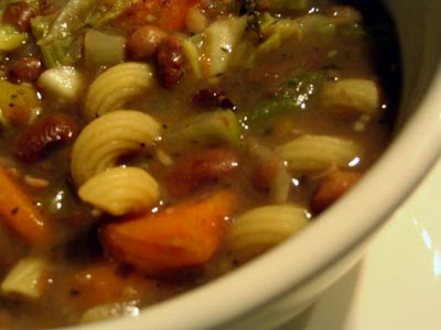 Romano Bean and Vegetable Soup