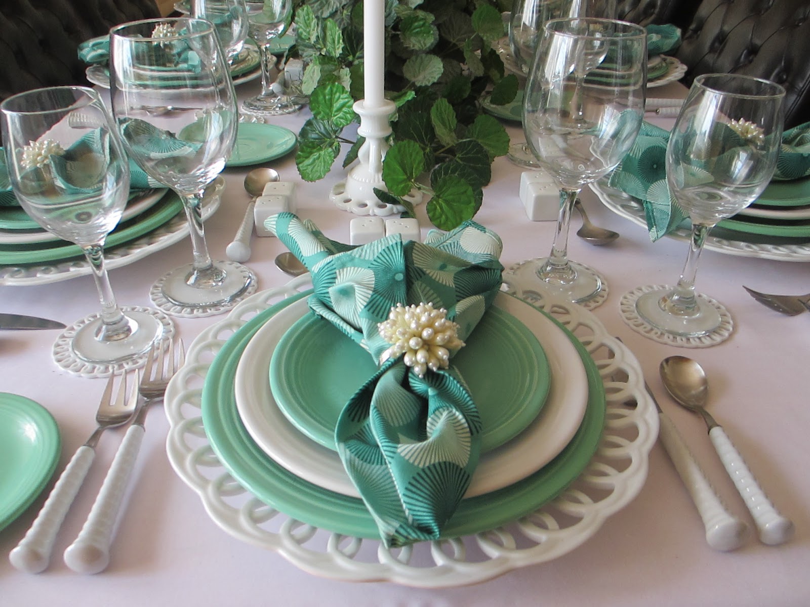 The Guest Vintage Fiestaware Table