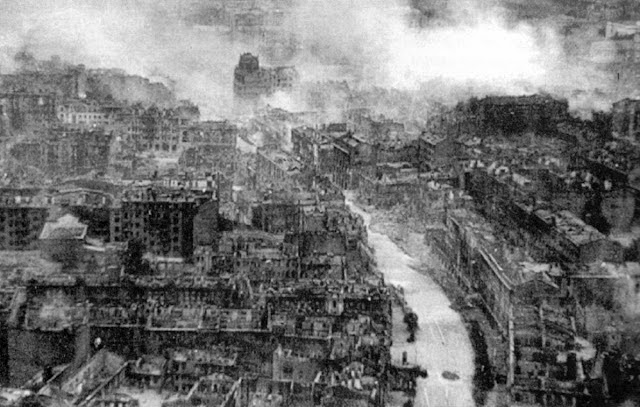 Разрушенный Киев 30 сентября 1941 года. Немецкая аэрофотосъемка, Киев