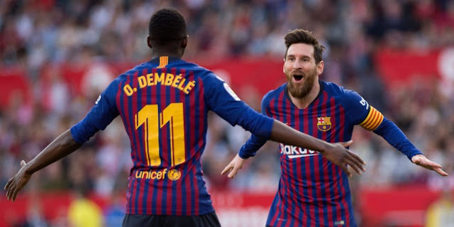 sevilla 2 vs 4 barcelona sevilla 2 - 4 barcelona
