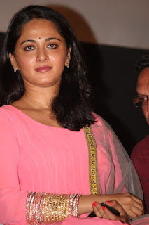 Actress Anushka Shetty Cute Photos In Pink Dress