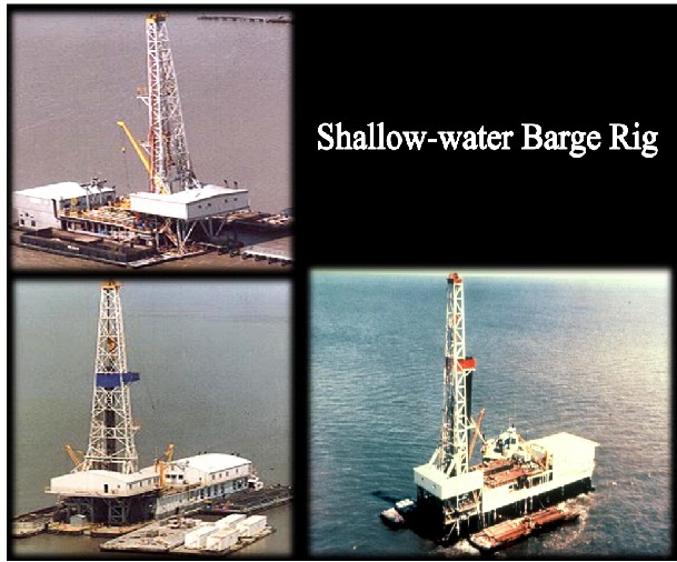 Types Of Drilling Rigs (2) Marine barge petroleum pedia