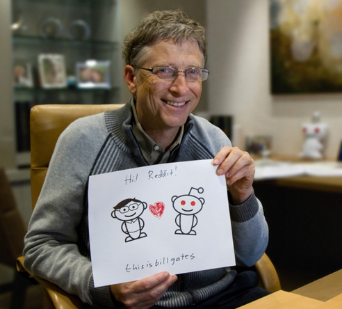 Interview with Bill Gates ~ interview with a famous personality