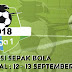 PREDIKSI SEPAK BOLA 12 - 13 SEPTEMBER 2018