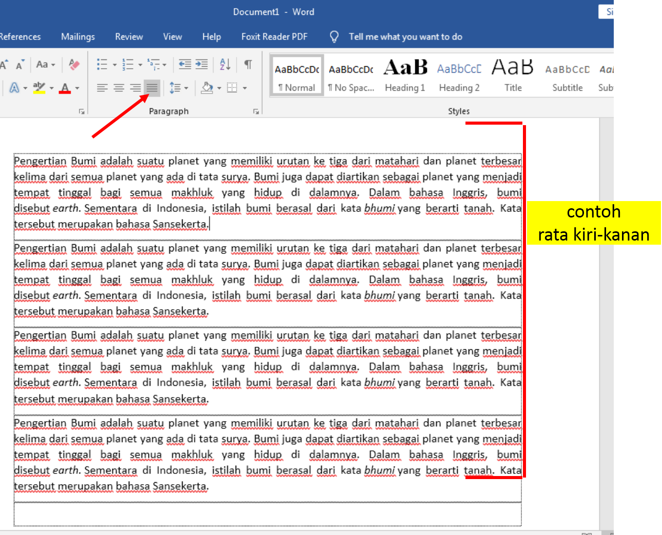 Cara Membuat Rata Kanan Kiri Di Excel Cara Membuat Rata Kanan Kiri Di Excel