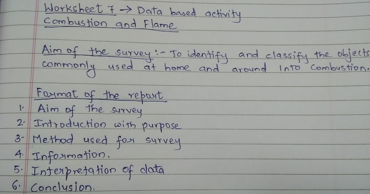 Data based worksheet