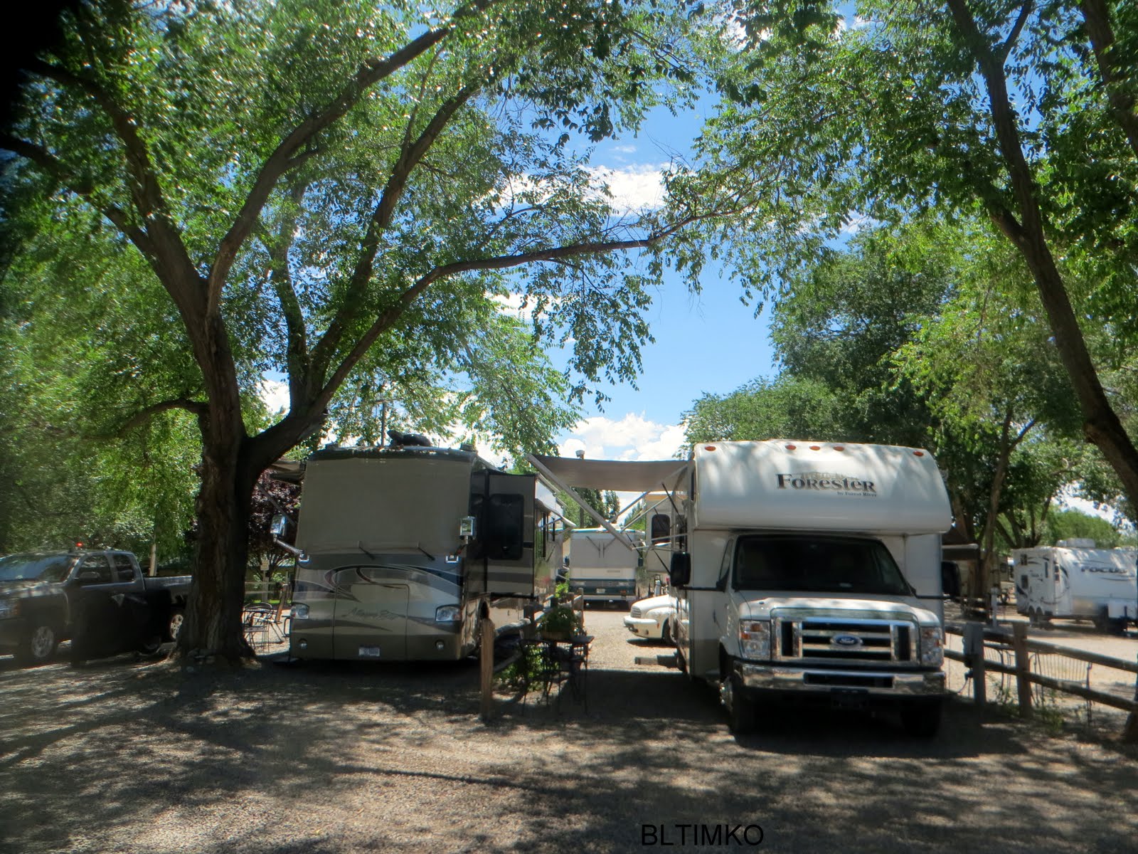 Bob and Linda's RV Travels Cedar Creek RV Park Montrose CO