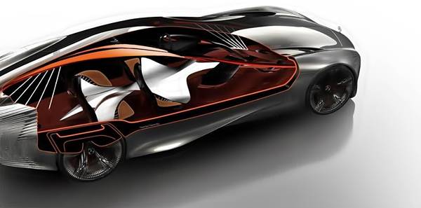 2030 Mercedes-Benz Aria Concept 'Swan Wing' Designs 2030 Mercedes-Benz Aria Concept 'Swan Wing' Designs