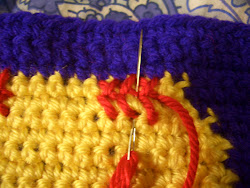 crochet cross stitches stitch parfait single knitting row same unpinning way yarn tutorial banner dead
