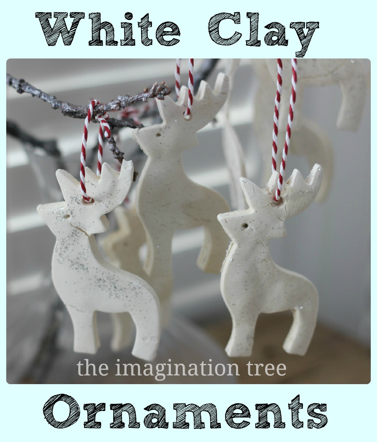 easy, homemade white clay and use it to make ornaments and decorations ...