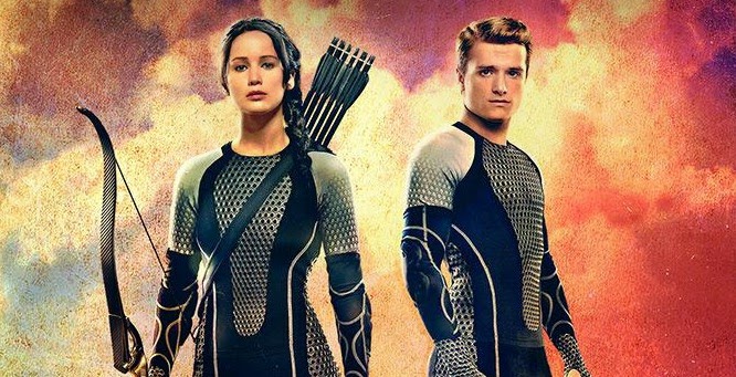 Katniss Everdeen and Peeta Mellark - The Mockingjay Part 1