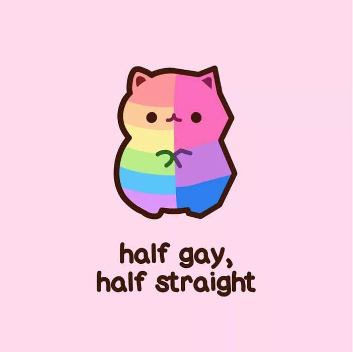 Cute Kitten Illustrations Are Combating Bisexual Misconceptions