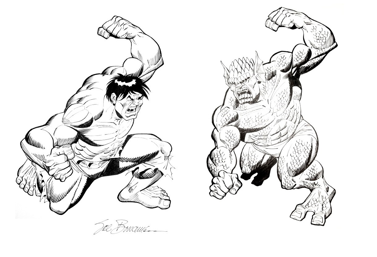 Marvel Comics of the 1980s Hulk vs Abomination by Sal Buscema