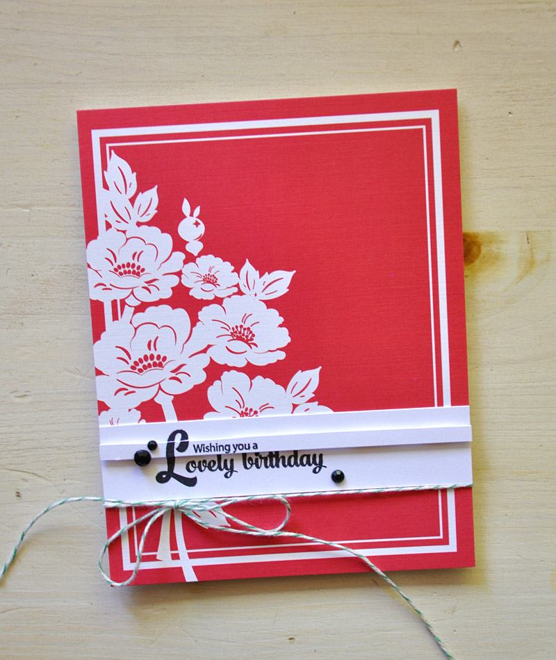 Simply Stamped Vintage Linens