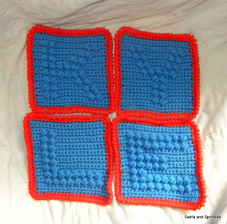 Swirls and Sprinkles: free crochet letter L block pattern