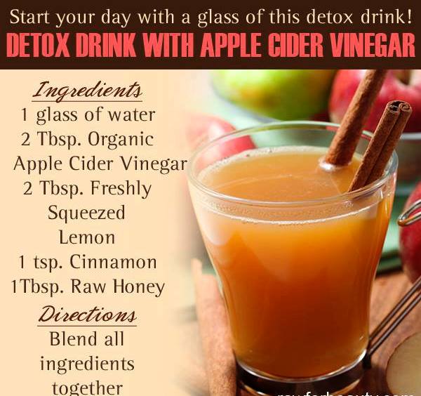 Let Us All Be Connected Healthy Apple Cider Vinegar Detox Drink