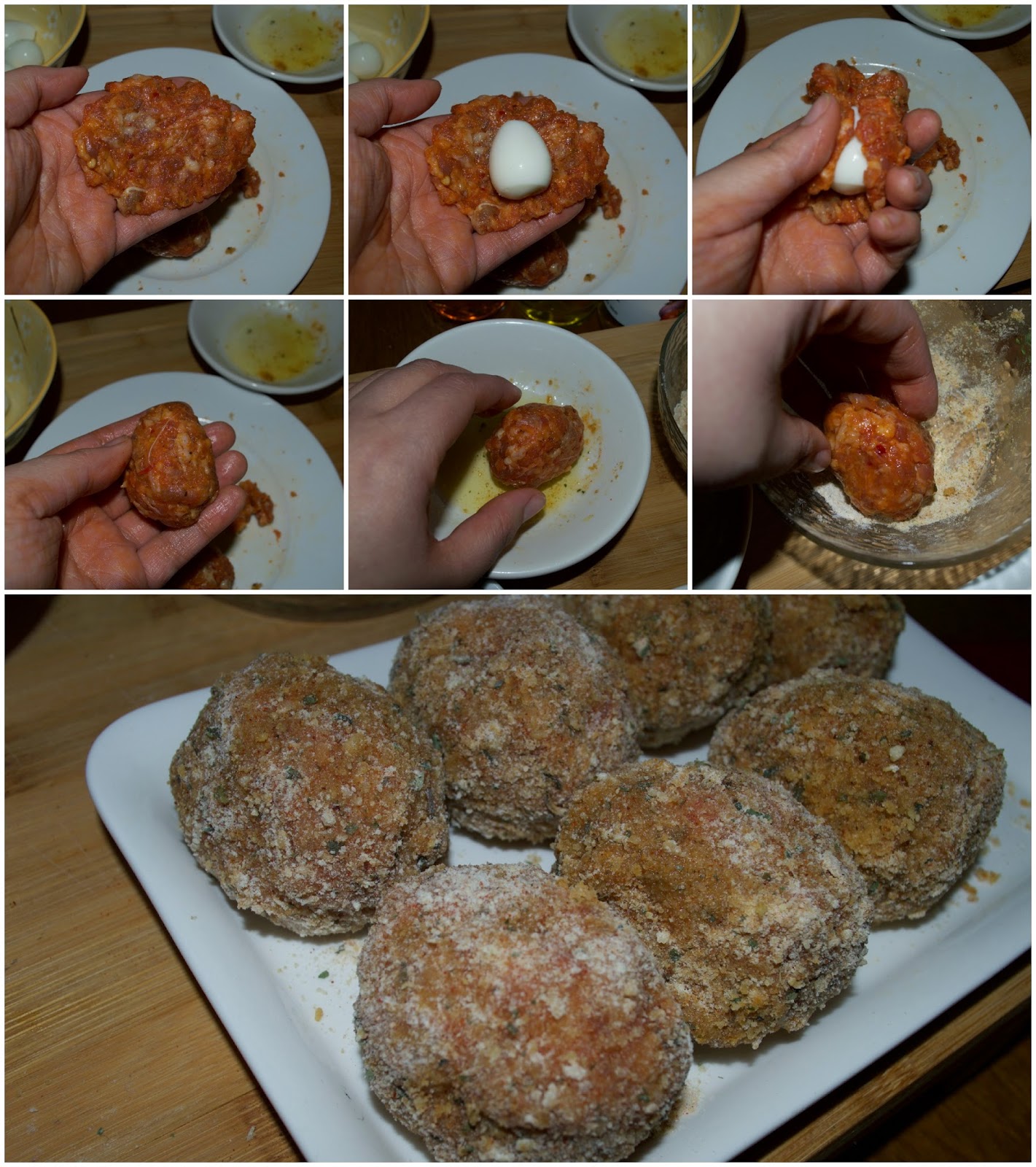 Baked Scotch Quail Eggs
