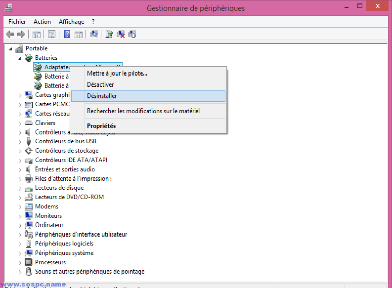 Icone Batterie Disparu Windows 10