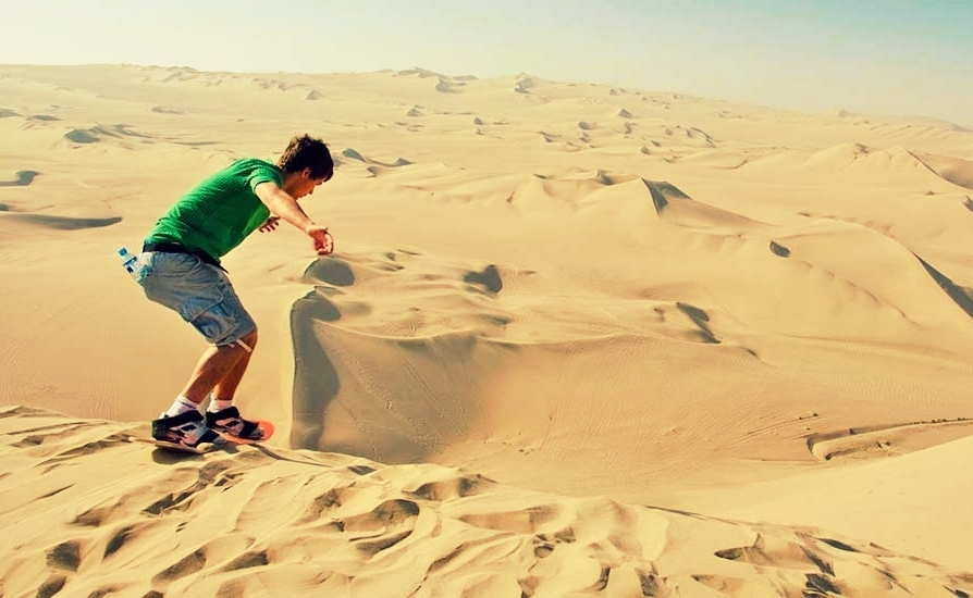 para practicar sandboarding en Huacachina El Blog del