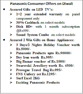 Panasonic introduces special ‘Assured 2 Win’ offer for its consumers this Diwali Panasonic introduces special ‘Assured 2 Win’ offer for its consumers this Diwali