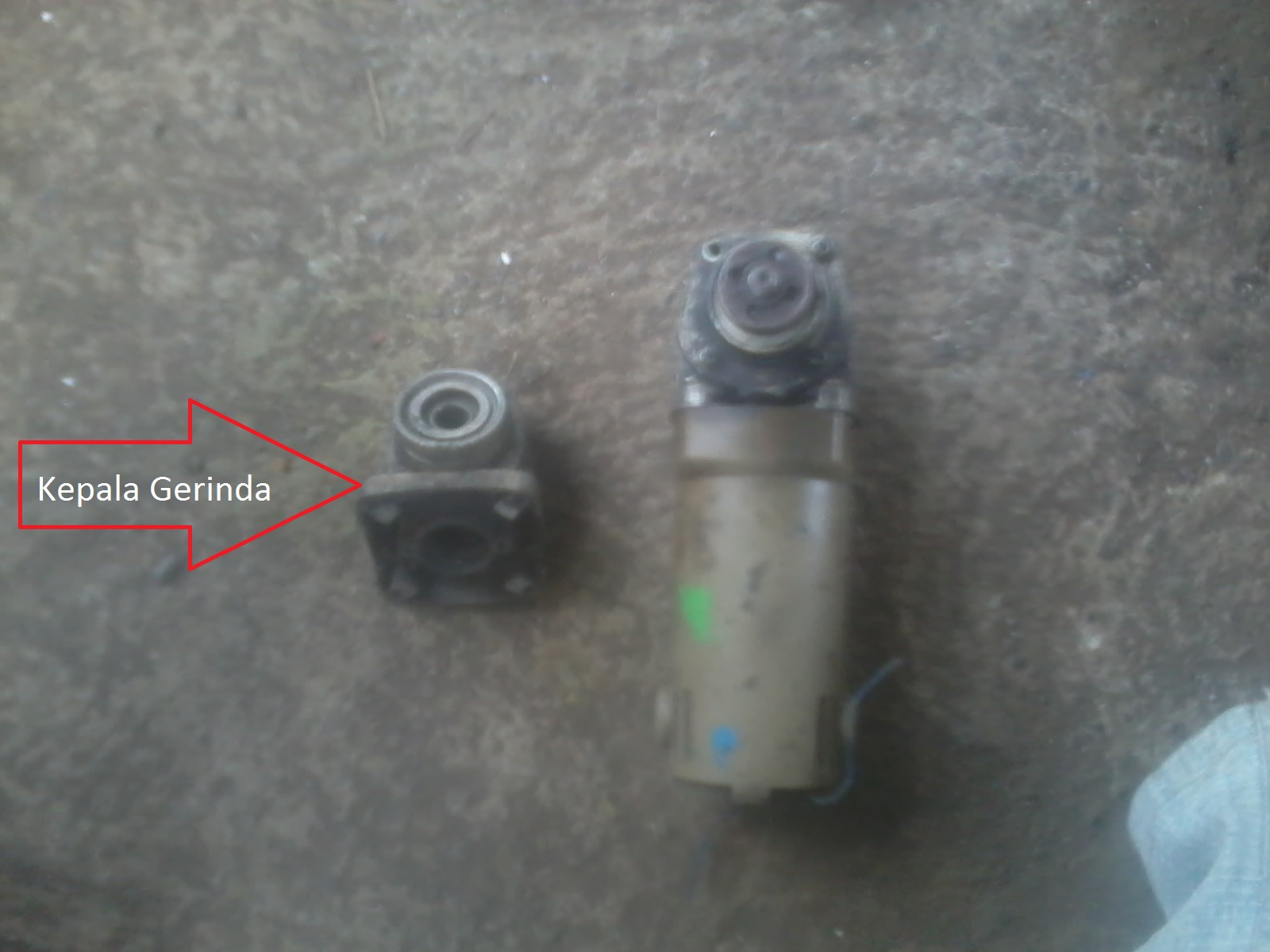 Modifikasi bekas Pompa air menjadi Mesin Bor Tangan 