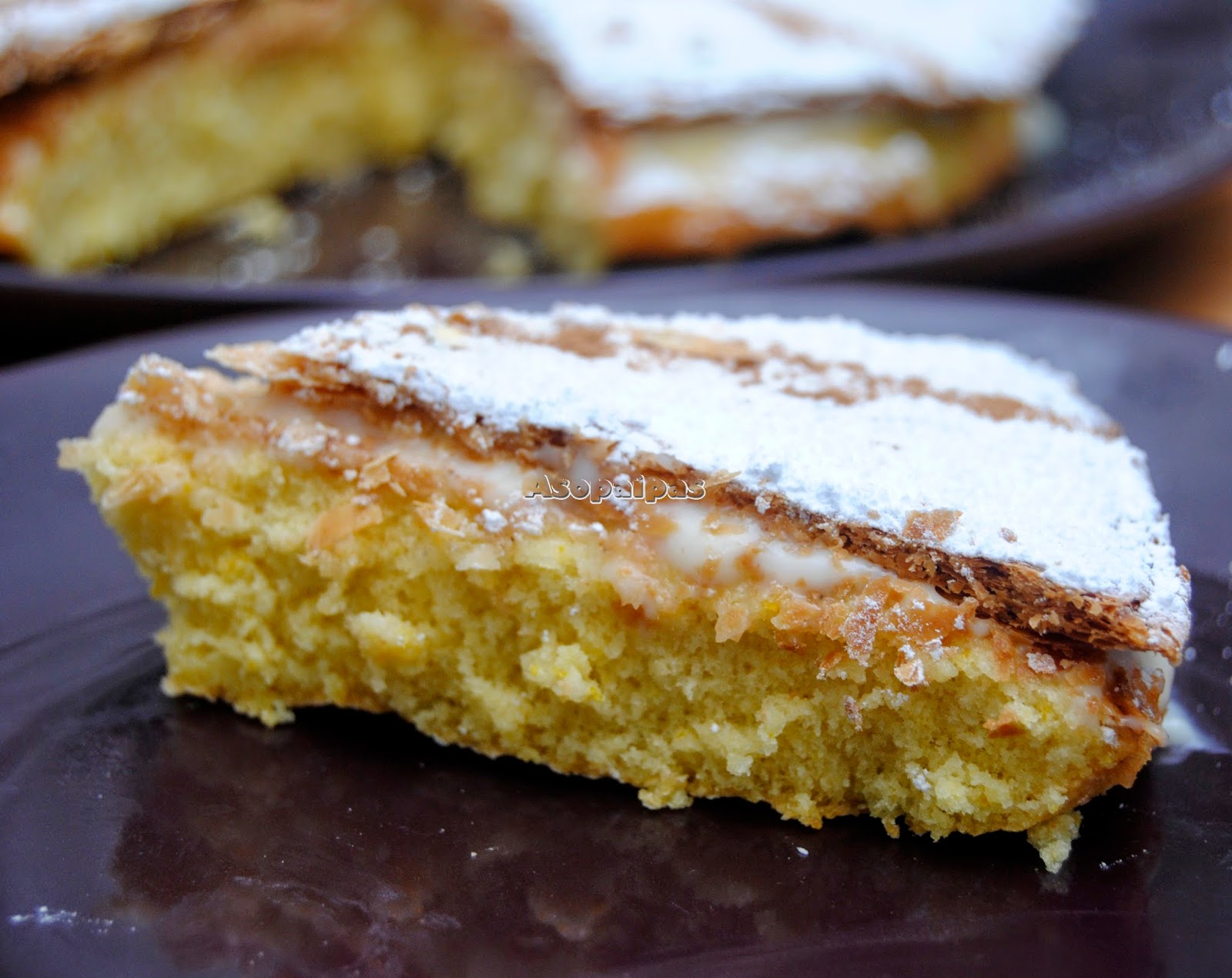 Torta Inglesa con Crema Pastelera Torta Inglesa con Crema Pastelera