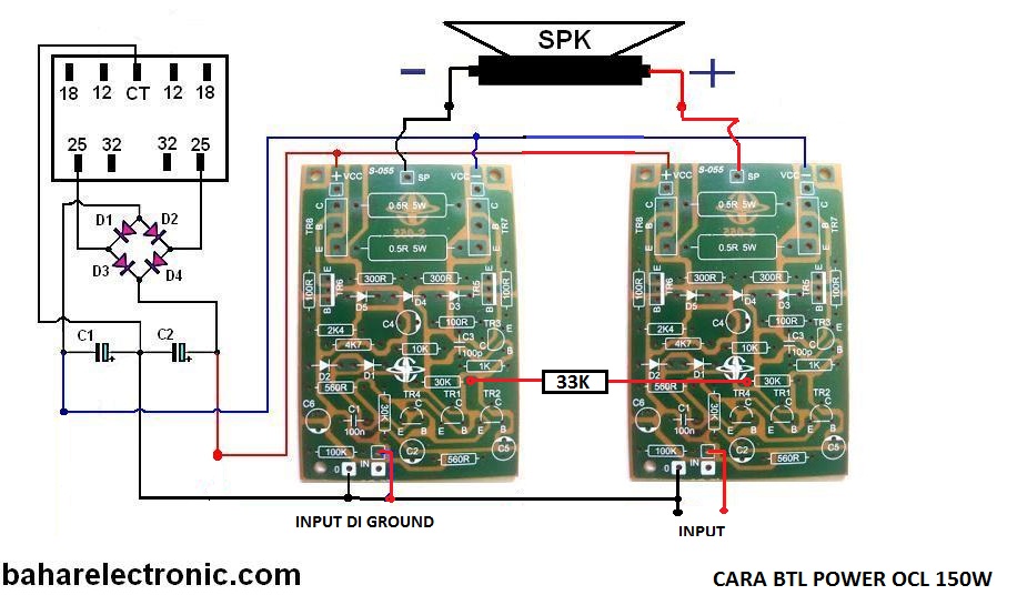 Cara Btl Power Ocl 150w Bahar Electronic