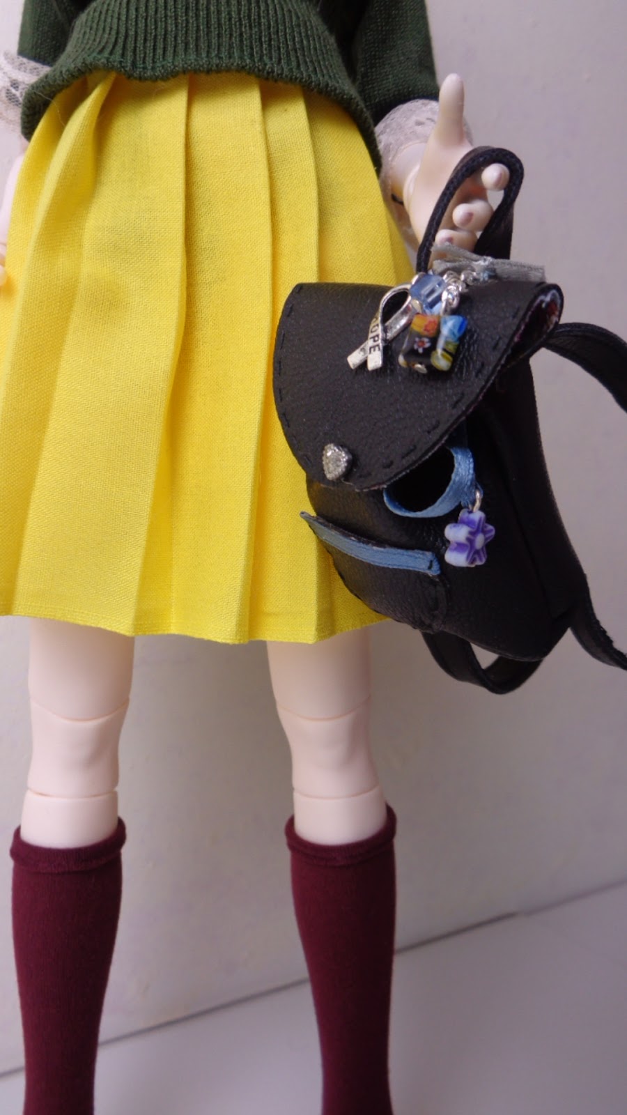 Cute spooky sweet miniatures and BJD dolls How to make a backpack for