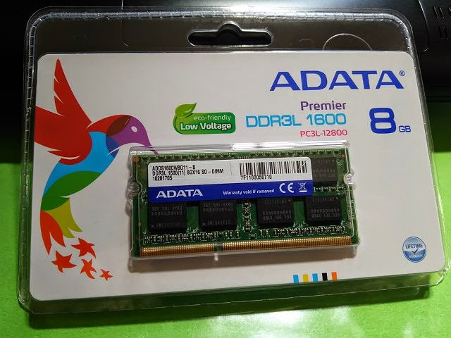 メモリ：PC3L-12800(DDR3L-1600)