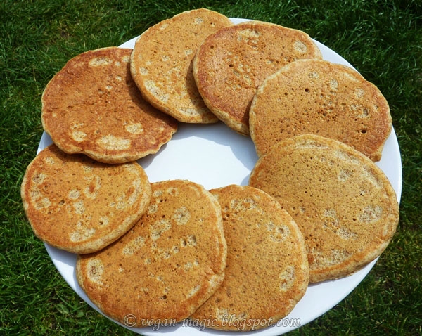 Whole Wheat Orange Pancakes