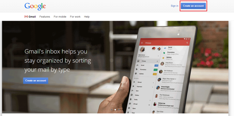 Membuat akun Gmail Membuat akun Gmail