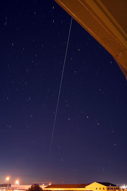 space station fly over