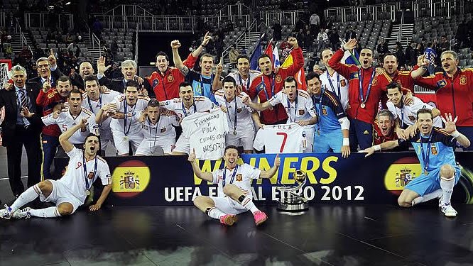 selección española de fútbol sala campeona de Europa