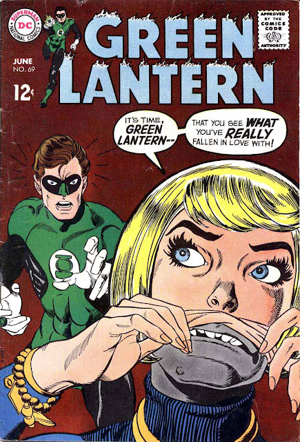 Green Lantern v2 #69 dc comic book cover art by Gil Kane Green Lantern v2 #69 dc comic book cover art by Gil Kane
