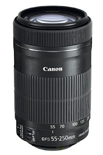 EF-S 55-250mm f/4-5.6 IS STM telephoto zoom lens
