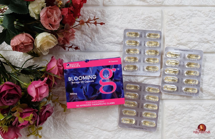 Product Review Blooming G (Borage Oil 500 mg Capsule) Dear Kitty