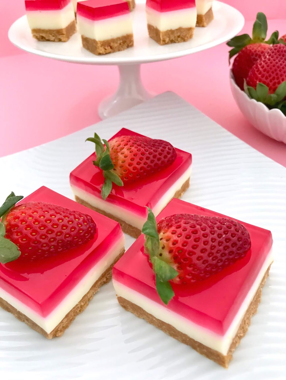 Strawberry Jelly Slice