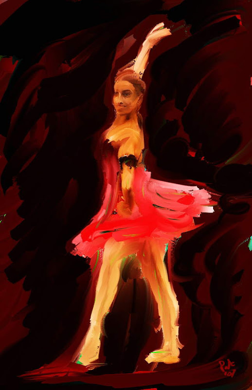 The Flamenco Dance By British Artist Pat McDonald