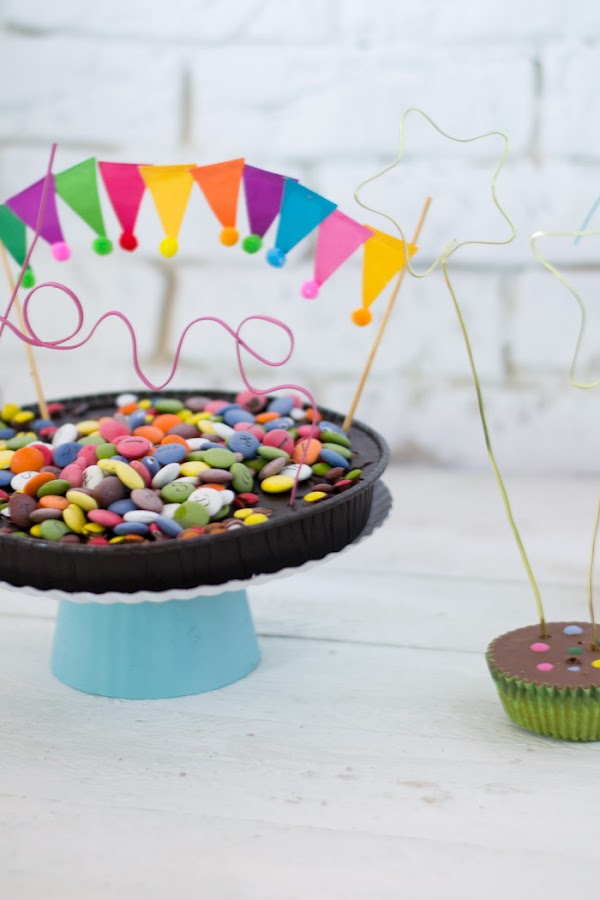 Adornos topper tarta diy
