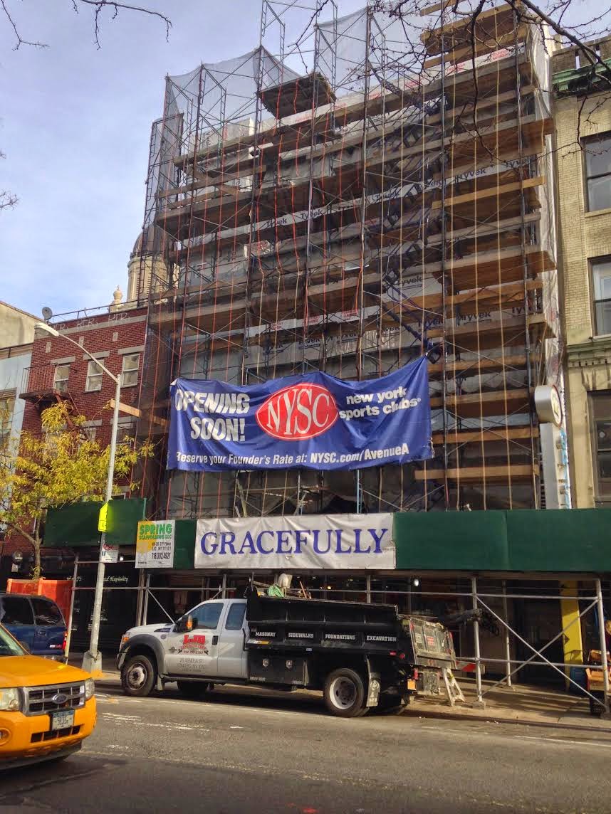 EV Grieve Gracefully is closing on Avenue A